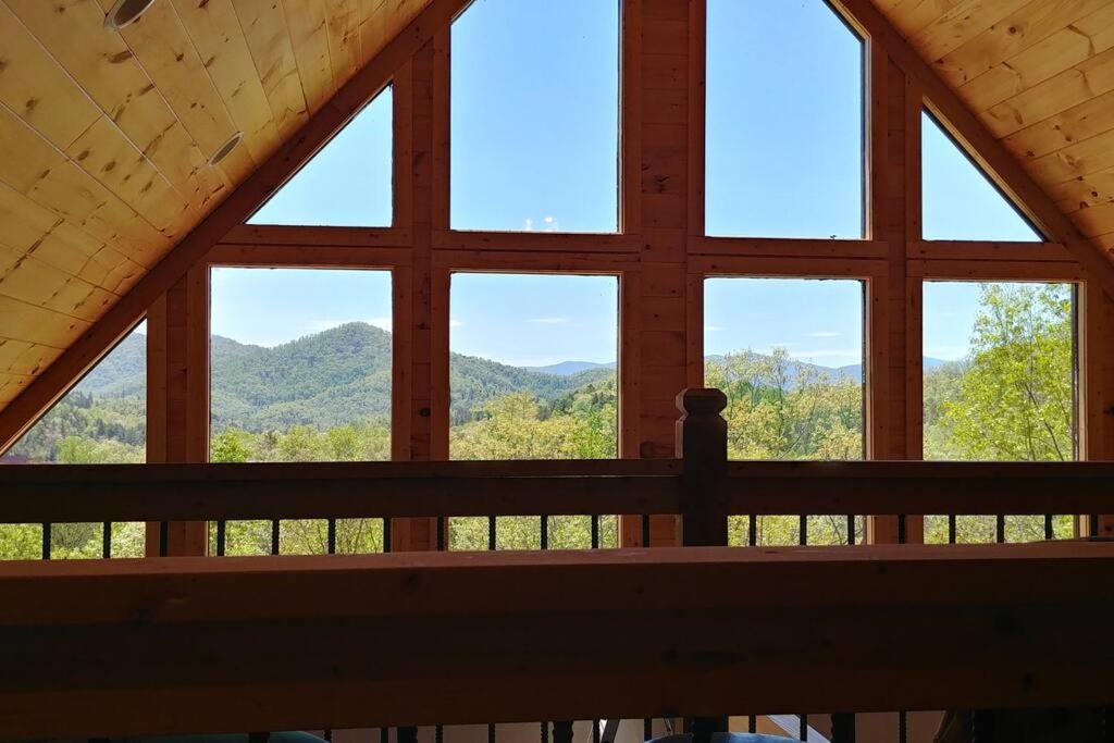 Peace Of Heaven ~ Modern Chic Cabin W/ Majestic Mountain Views Bryson City Esterno foto
