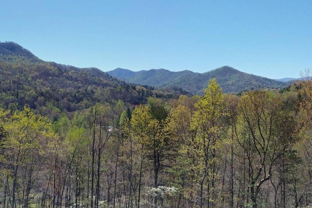 Peace Of Heaven ~ Modern Chic Cabin W/ Majestic Mountain Views Bryson City Esterno foto