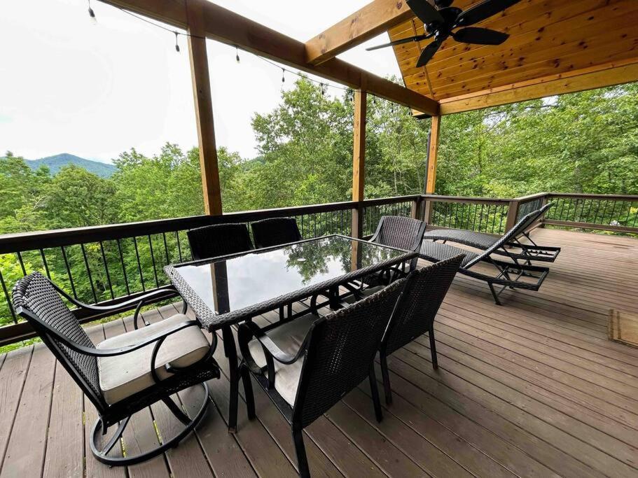 Peace Of Heaven ~ Modern Chic Cabin W/ Majestic Mountain Views Bryson City Esterno foto