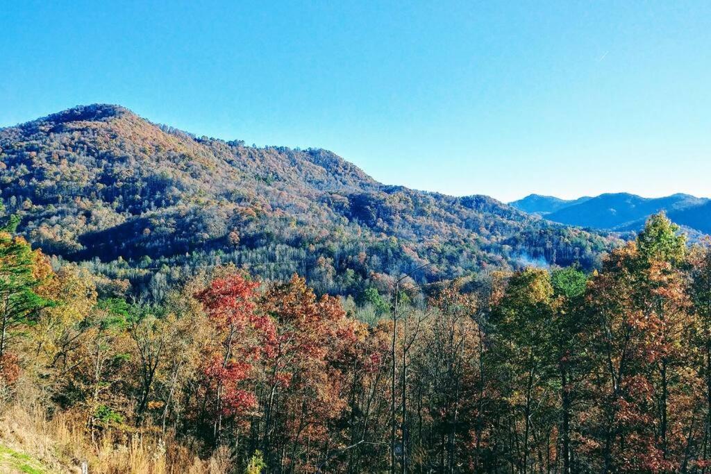 Peace Of Heaven ~ Modern Chic Cabin W/ Majestic Mountain Views Bryson City Esterno foto