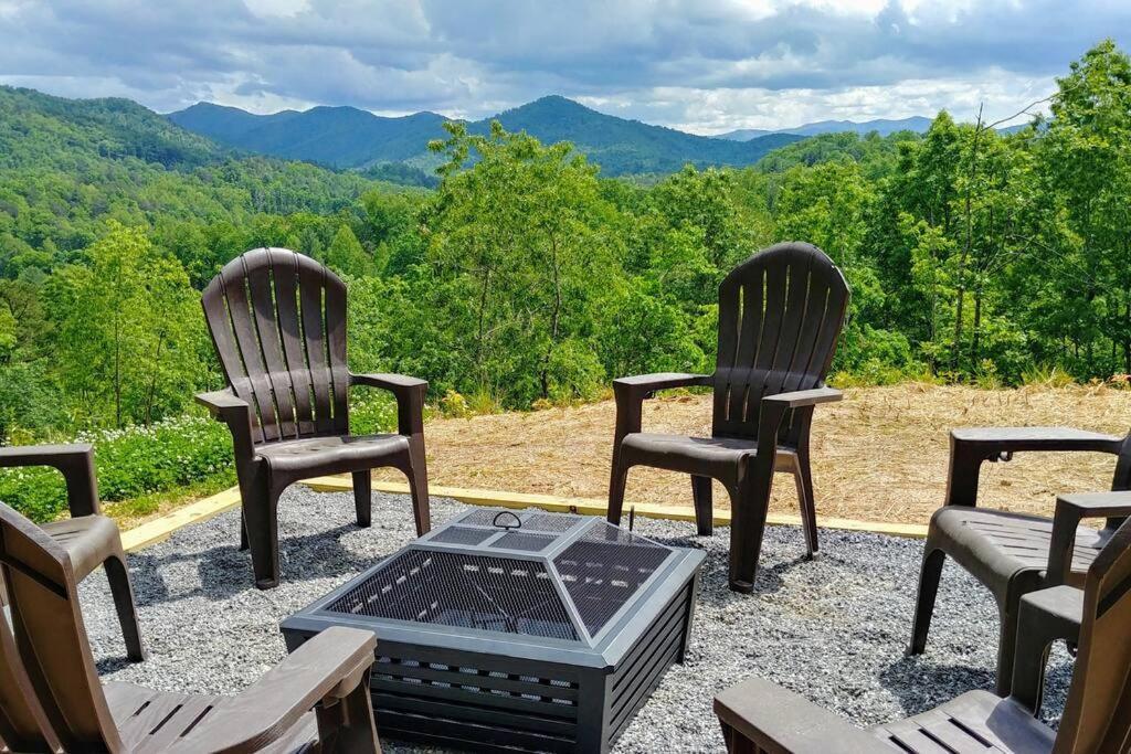 Peace Of Heaven ~ Modern Chic Cabin W/ Majestic Mountain Views Bryson City Esterno foto