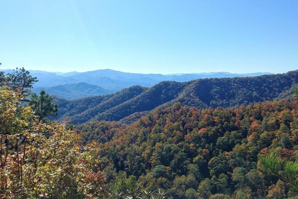 Peace Of Heaven ~ Modern Chic Cabin W/ Majestic Mountain Views Bryson City Esterno foto